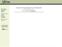 Tablet Screenshot of lifelinkcorp.com